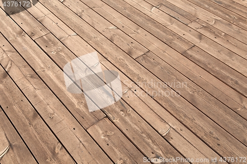 Image of Wood deck lumber