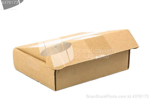 Image of Cardboard Box on White