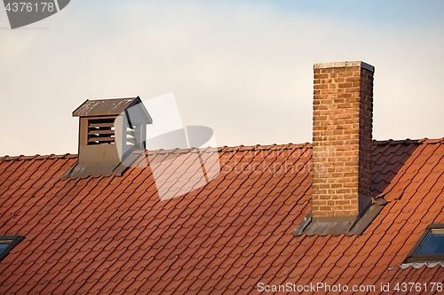 Image of Chimnies on a house