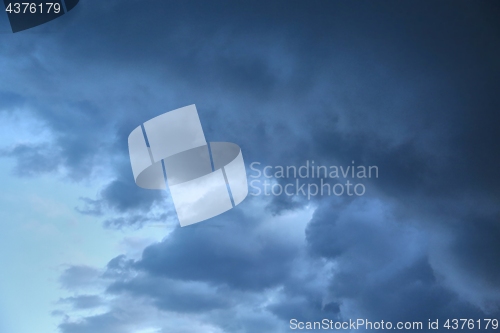 Image of Stormy clouds in the sky