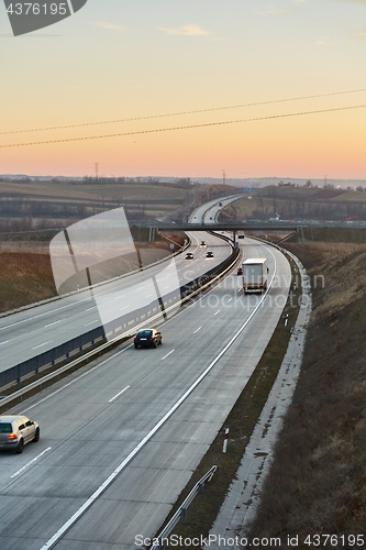 Image of Highway with low traffic