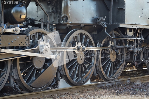 Image of Steam Locomotive Closeup