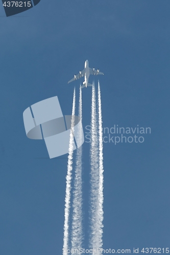 Image of Plane at cruising altitude