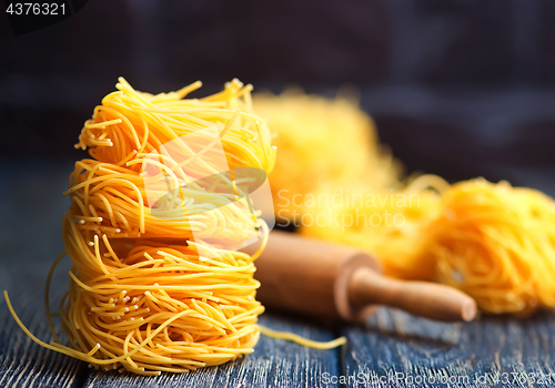 Image of raw noodle