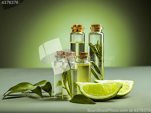 Image of The essential oil of lime oil