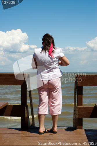 Image of Girl On The Dock