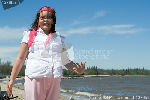 Image of Girl On The Beach