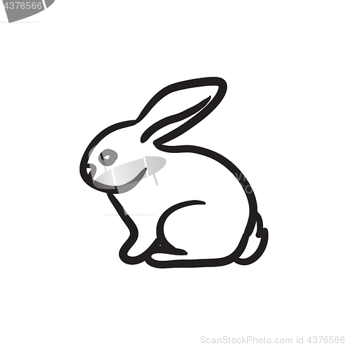 Image of Rabbit sketch icon.