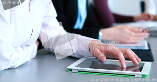 Image of group of business man on meeting