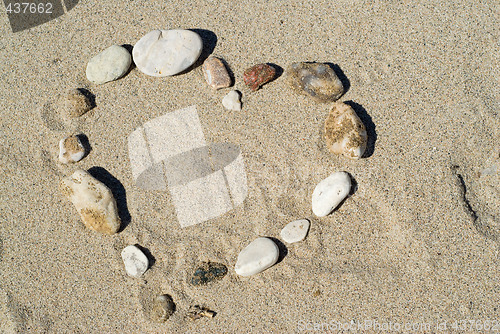 Image of Heart On The Beach