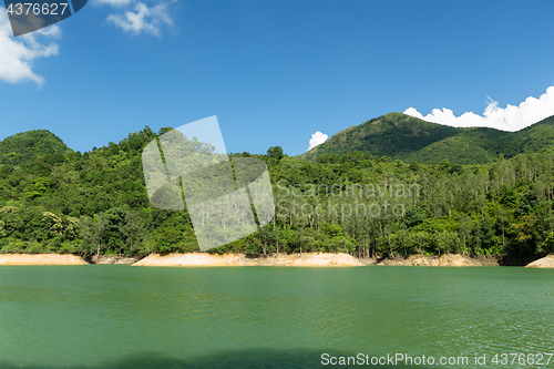 Image of Reservoir and forest