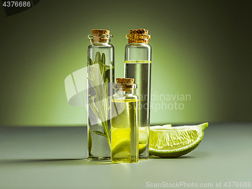 Image of The essential oil of lime oil