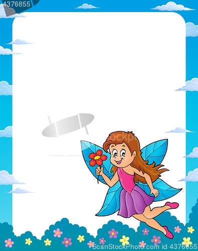 Image of Happy fairy theme frame 1