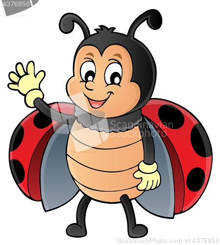 Image of Waving ladybug theme image 1