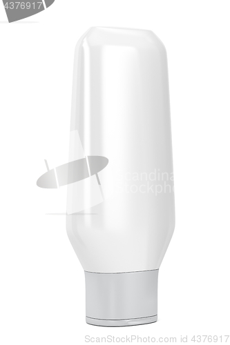 Image of Blank white bottle for cosmetic products