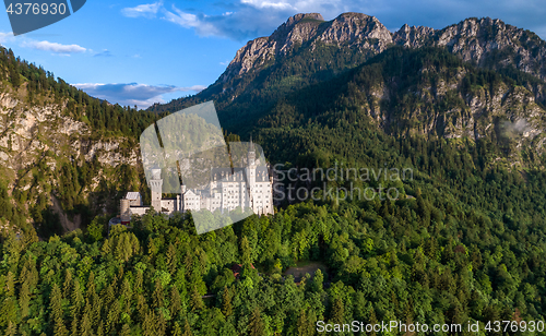 Image of Neuschwanstein Castle Bavarian Alps Germany