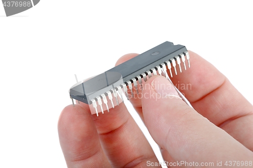 Image of Old Computer Chip