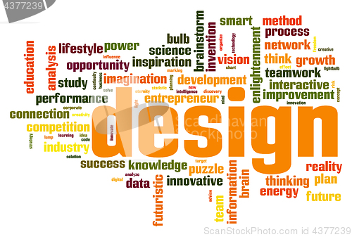 Image of Design word cloud