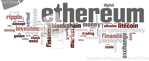 Image of Ethereum word cloud