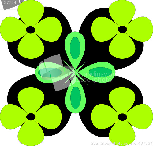 Image of Floral Background Illustration