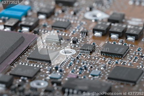 Image of Circuit board closeup