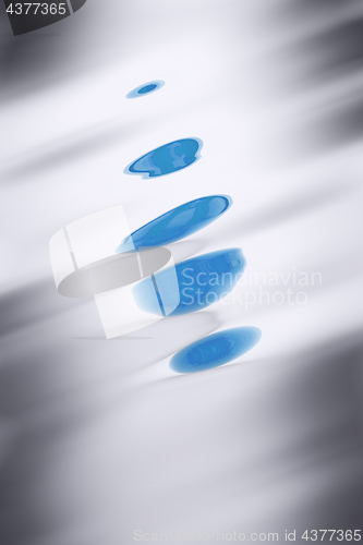 Image of abstract background with blue elements