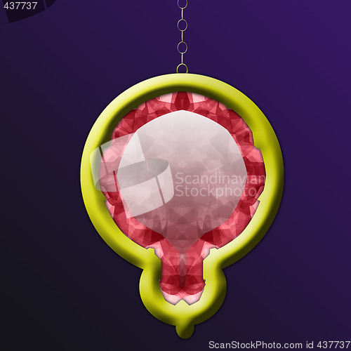 Image of Red Ruby Pendant