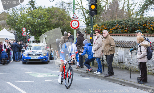 Image of The Cyclist Daniel Hoelgaard - Paris-Nice 2016