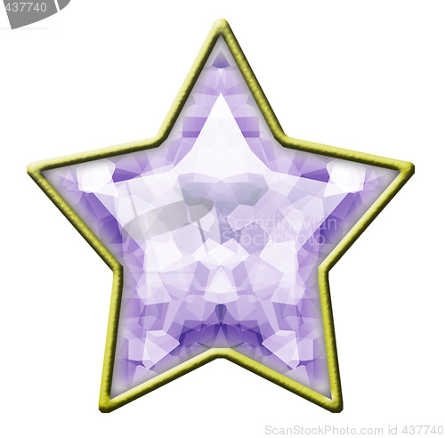 Image of Isolated Diamond Star