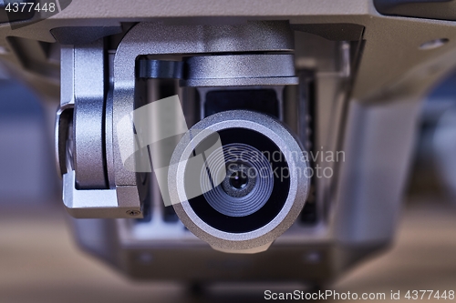 Image of Drone camera closeup