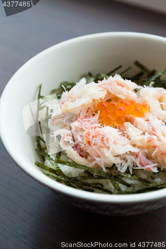 Image of Japanese seafood rice bowl