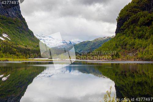 Image of Typical landscape west in Norway