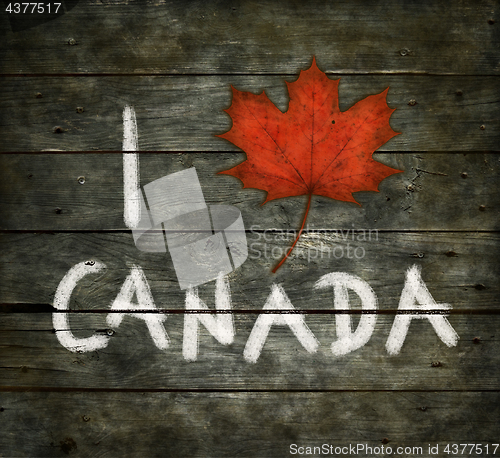 Image of i love canada