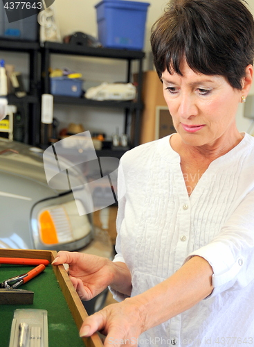 Image of Female mechanic.