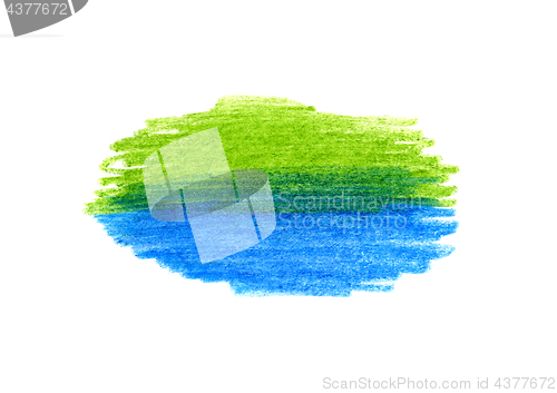 Image of Abstract color hand drawn background for design