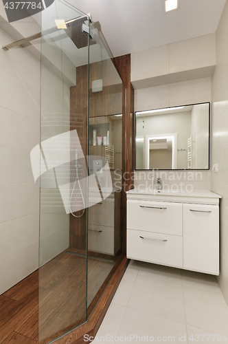 Image of Modern bathroom interior