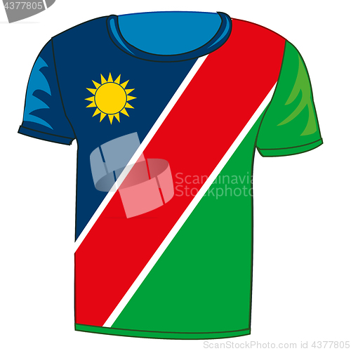 Image of T-shirt flag Namibia