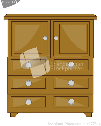 Image of Furniture wooden closet