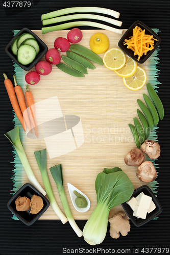 Image of Macrobiotic Health Food Background