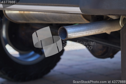 Image of Exhaust Pipe Closeup