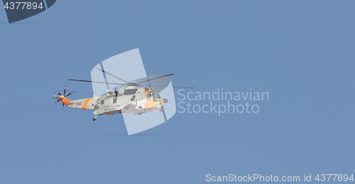 Image of Sea king rescue helicopter 