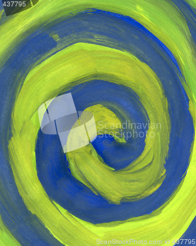 Image of blue spiral