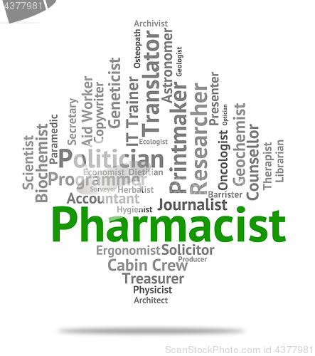 Image of Pharmacist Job Represents Lab Technician And Career