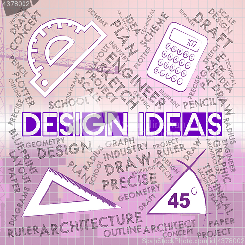 Image of Design Ideas Represents Concepts Designed And Plans