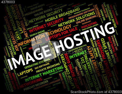 Image of Image Hosting Represents Pictures Webhost And Www