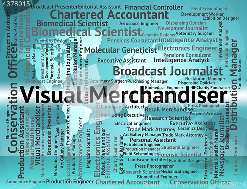 Image of Visual Merchandiser Means Wholesaler Vendor And Tradesman