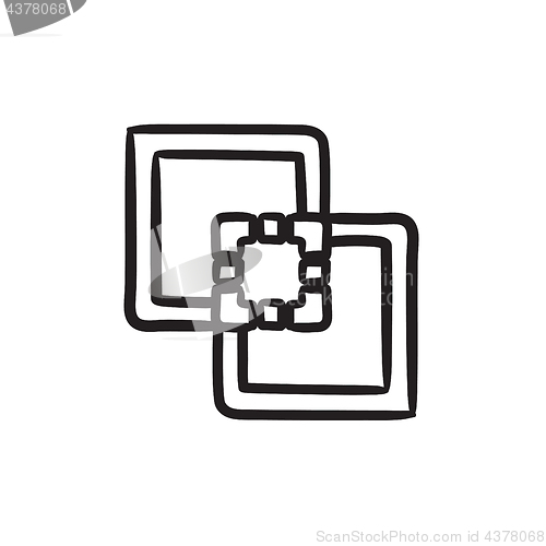 Image of Outline sketch icon.