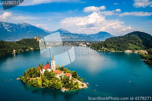 Image of Slovenia - resort Lake Bled.