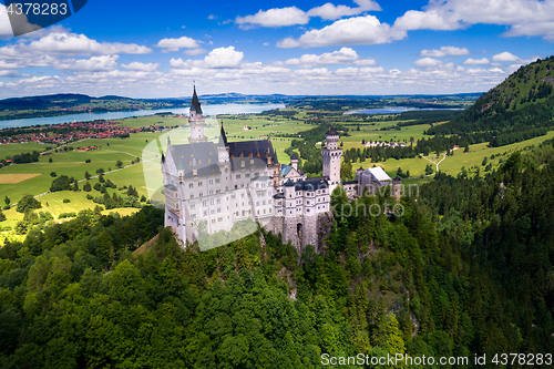 Image of Neuschwanstein Castle Bavarian Alps Germany