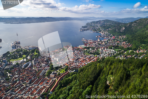 Image of Bergen is a city and municipality in Hordaland on the west coast